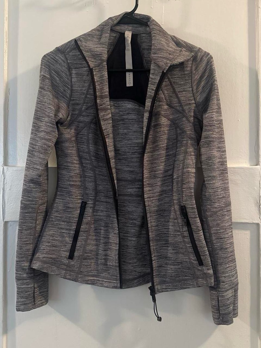 lululemon athletica Gray Heather Full-Zip  Jacket